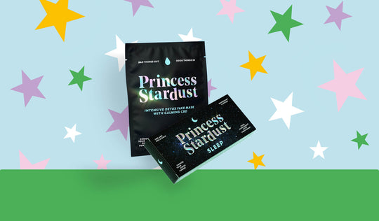 fraubeauty box5 Princess Stardust CBD Set